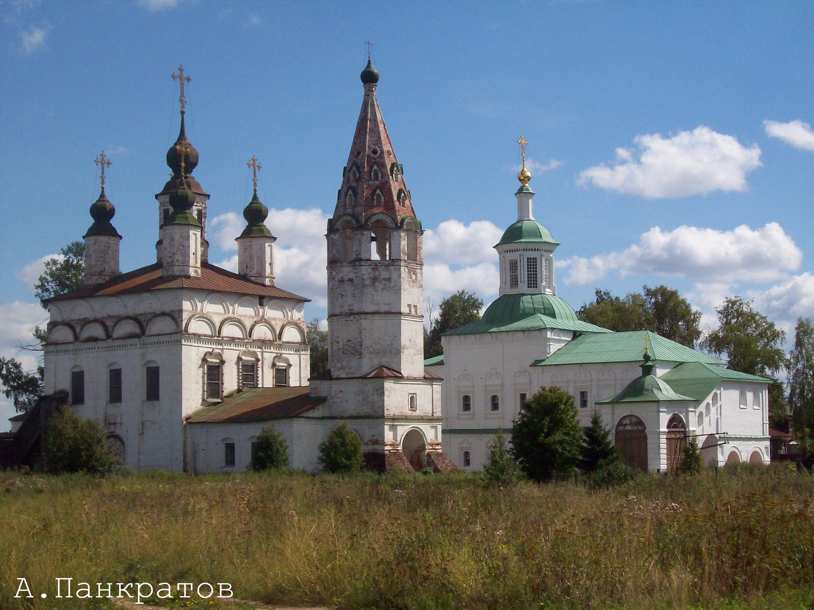 Дымково. Церкви Димитрия Солунского (между 1700 и 1709) и Сергия Радонежского (между 1739 и 1747)